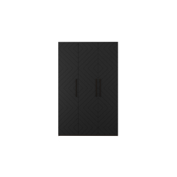 Шкаф Копенгаген трехстворчатый венге/черный в Пензе купить в магазине "МЕБЕЛЬ 58" фото - 2 Купить Шкаф Копенгаген трехстворчатый венге/черный в Пензе от производителя в магазине"МЕБЕЛЬ 58"по самой выгодной цене