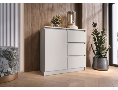 Купить Комод Челси 800 (3 ящика 1 дверь) кашемир в магазине "МЕБЕЛЬ 58" в Пензе по выгодной цене