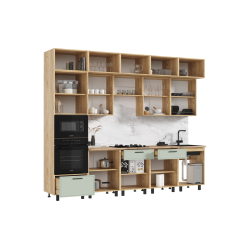 Кухня Бьянка 3.0 олива в Пензе купить в магазине "МЕБЕЛЬ 58" фото - 2 Купить Кухня Бьянка 3.0 олива в Пензе от производителя в магазине"МЕБЕЛЬ 58"по самой выгодной цене