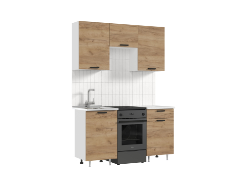 Кухня Рио new 1.5 м крафт купить в Пензе от производителя "МЕБЕЛЬ 58" Купить Кухня Рио new 1.5 м крафт в магазине "МЕБЕЛЬ 58" в Пензе по выгодной цене