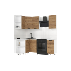 Угловая кухня Рио new 2.0 х 1.3 м крафт в Пензе купить в магазине "МЕБЕЛЬ 58" фото - 1 Купить Угловая кухня Рио new 2.0 х 1.3 м крафт в Пензе от производителя в магазине"МЕБЕЛЬ 58"по самой выгодной цене