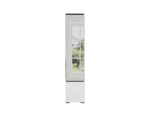 Купить Пенал Гретта 2СП с зеркалом крафт белый в магазине "МЕБЕЛЬ 58" в Пензе по выгодной цене