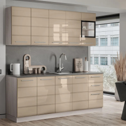 Кухня Инесса new капучино 2.0 м в Пензе купить в магазине "МЕБЕЛЬ 58" фото - 1 Купить Кухня Инесса new капучино 2.0 м в Пензе от производителя в магазине"МЕБЕЛЬ 58"по самой выгодной цене