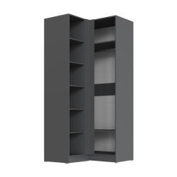 Шкаф Вегас угловой графит/камень в Пензе купить в магазине "МЕБЕЛЬ 58" фото - 1 Купить Шкаф Вегас угловой графит/камень в Пензе от производителя в магазине"МЕБЕЛЬ 58"по самой выгодной цене