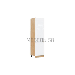 Кухня Карина (компоновка №3) белый/бетон темный в Пензе купить в магазине "МЕБЕЛЬ 58" фото - 1 Купить Кухня Карина (компоновка №3) белый/бетон темный в Пензе от производителя в магазине"МЕБЕЛЬ 58"по самой выгодной цене