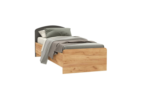 Купить Кровать Мартина графит односпальная в магазине "МЕБЕЛЬ 58" в Пензе по выгодной цене